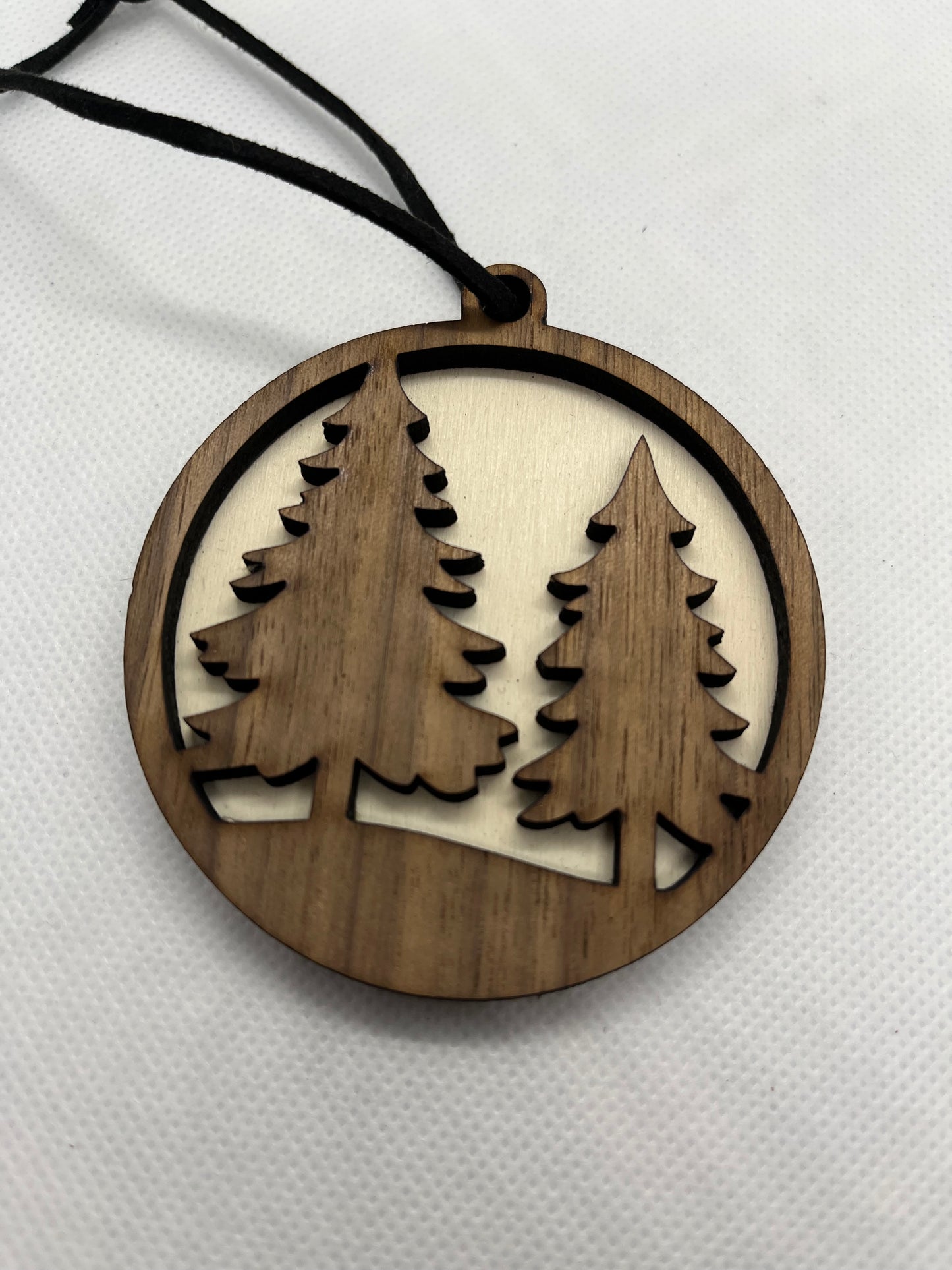 Double-Layered Wooden Christmas Decorations