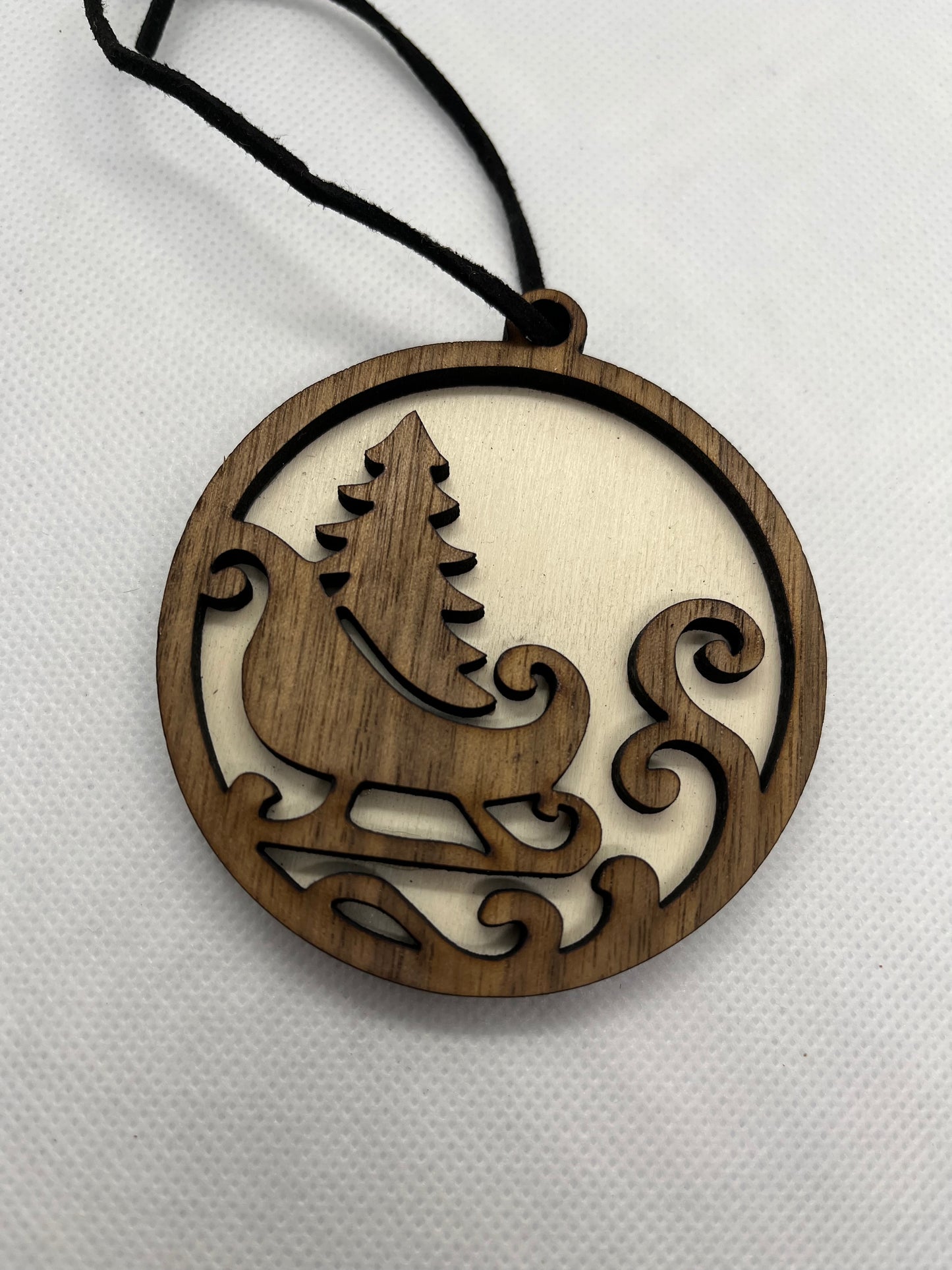 Double-Layered Wooden Christmas Decorations