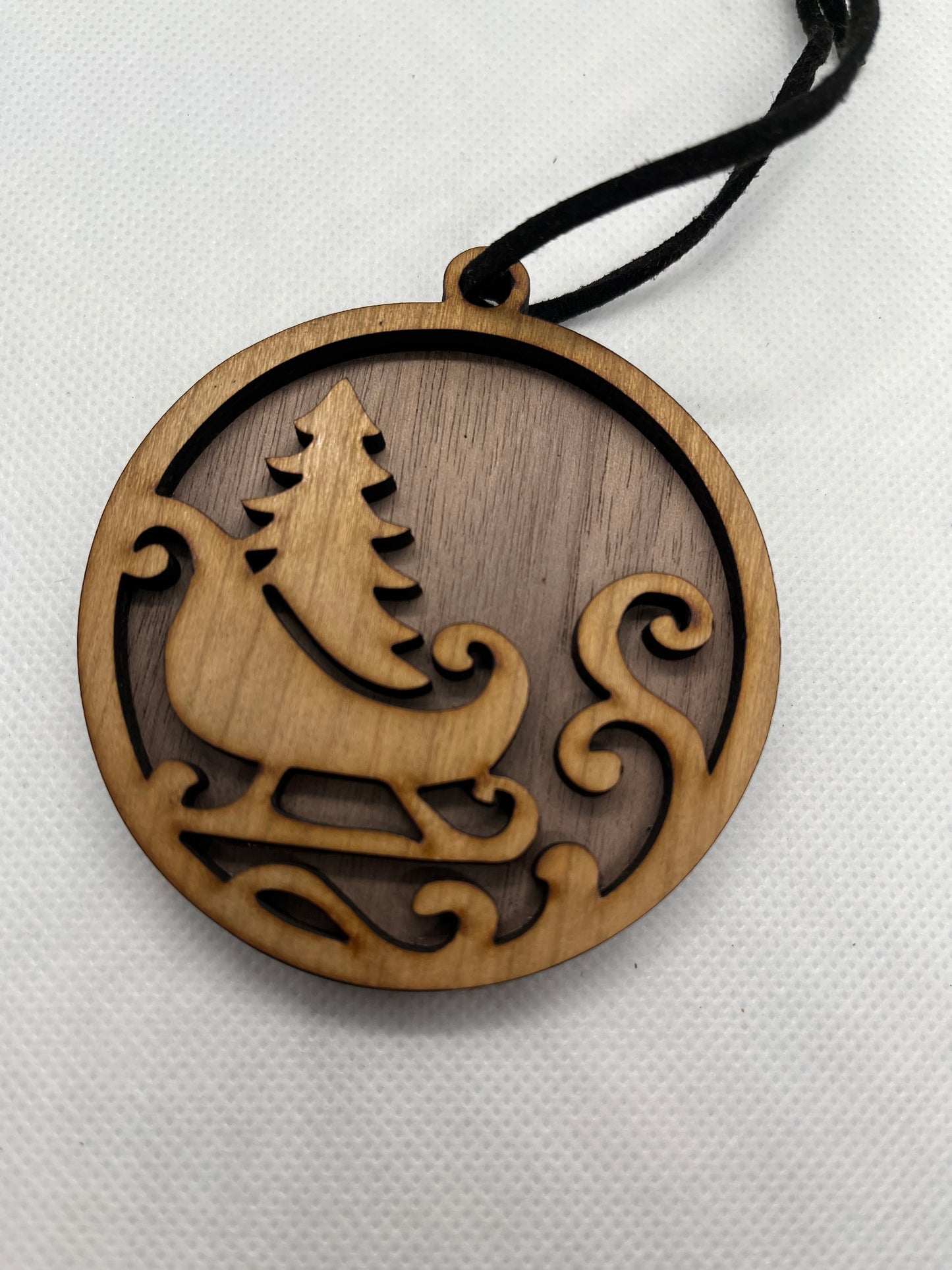 Double-Layered Wooden Christmas Decorations