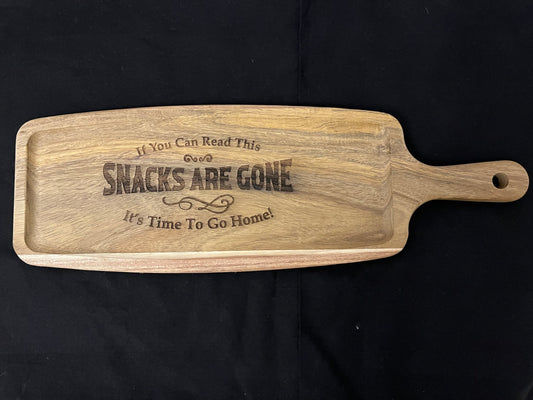 Engraved Acacia Serving Board